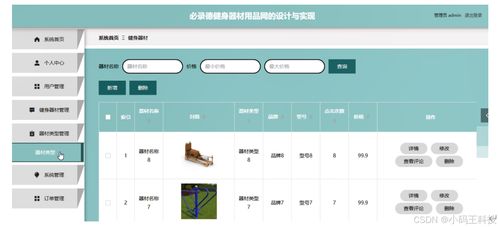 免費(fèi) springboot 必錄德健身器材用品網(wǎng)的設(shè)計與實(shí)現(xiàn)